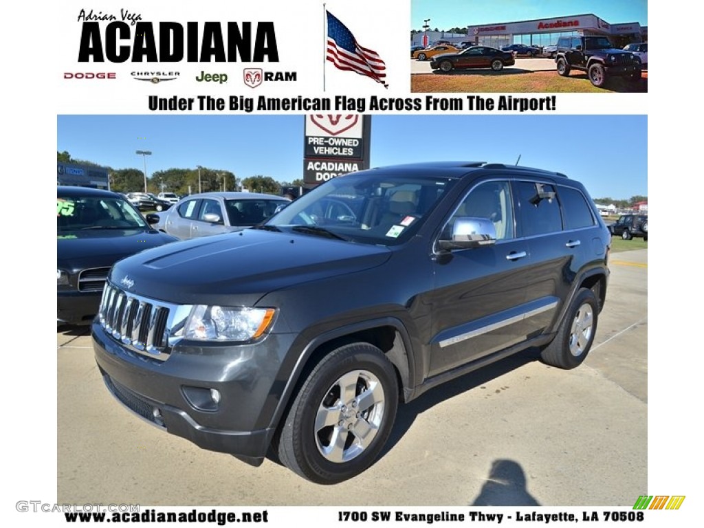 2011 Grand Cherokee Limited - Dark Charcoal Pearl / Black/Light Frost Beige photo #1