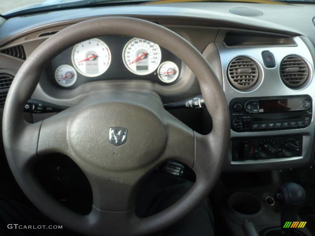 2004 Dodge Stratus SXT Coupe Dark Slate Gray Steering Wheel Photo #58831138
