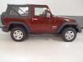 2010 Red Rock Crystal Pearl Jeep Wrangler Sport 4x4  photo #4