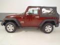 2010 Red Rock Crystal Pearl Jeep Wrangler Sport 4x4  photo #16