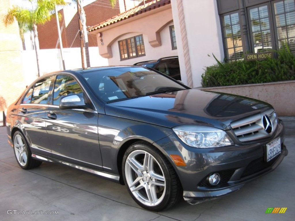 2008 C 350 Sport - Steel Grey Metallic / Black photo #1