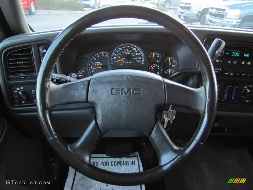 2006 GMC Sierra 2500HD SLE Crew Cab 4x4 Steering Wheel Photos