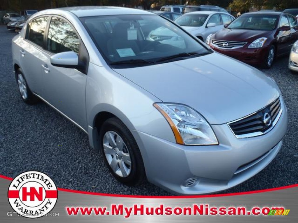 2012 Sentra 2.0 - Brilliant Silver Metallic / Charcoal photo #1