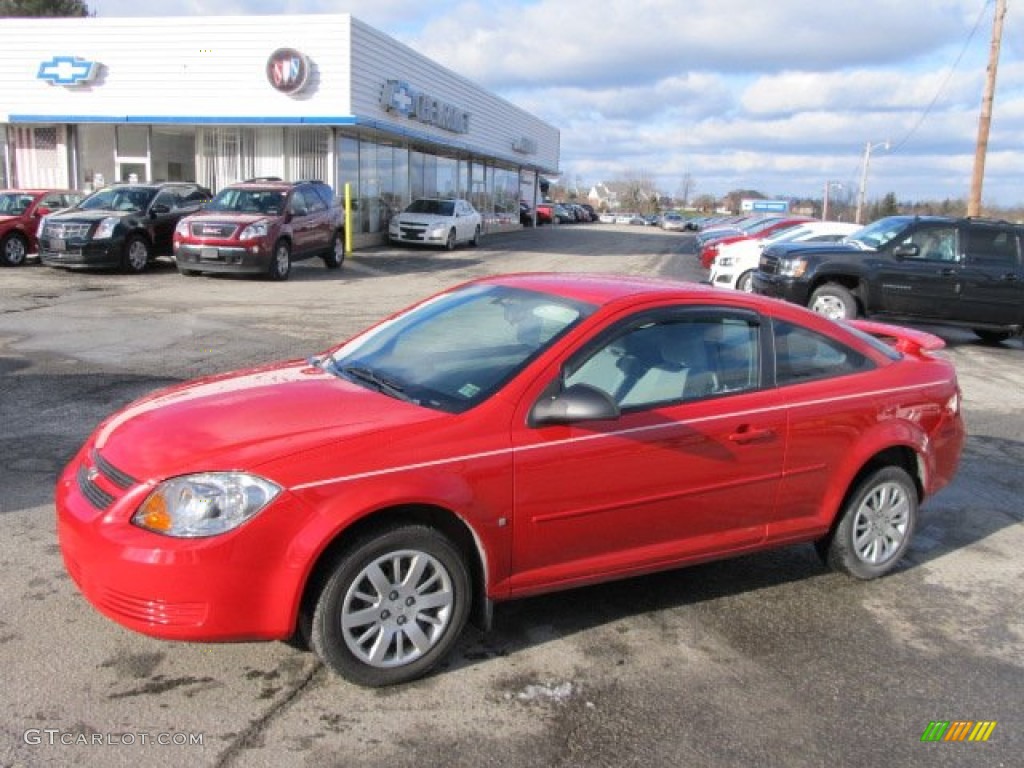 2009 Cobalt LS Coupe - Victory Red / Gray photo #1