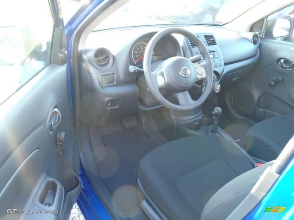 2012 Versa 1.6 S Sedan - Metallic Blue / Charcoal photo #6