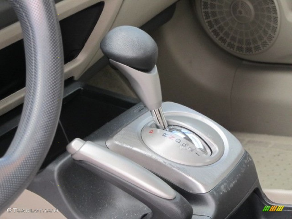 2010 Civic EX Sedan - Urban Titanium Metallic / Beige photo #16