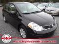 2012 Super Black Nissan Versa 1.8 S Hatchback  photo #1