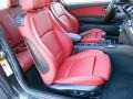  2008 1 Series 135i Coupe Coral Red Interior