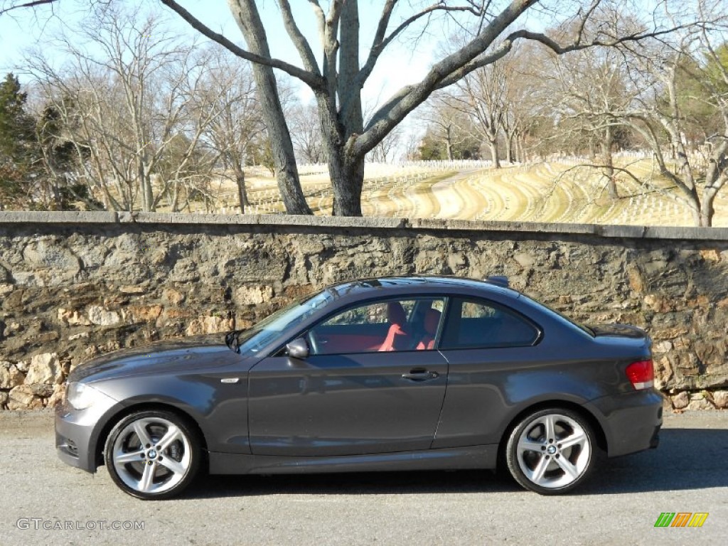 Sparkling Graphite Metallic 2008 BMW 1 Series 135i Coupe Exterior Photo #58838552