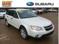 2009 Satin White Pearl Subaru Outback 2.5i Special Edition Wagon  photo #1