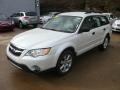 2009 Satin White Pearl Subaru Outback 2.5i Special Edition Wagon  photo #3