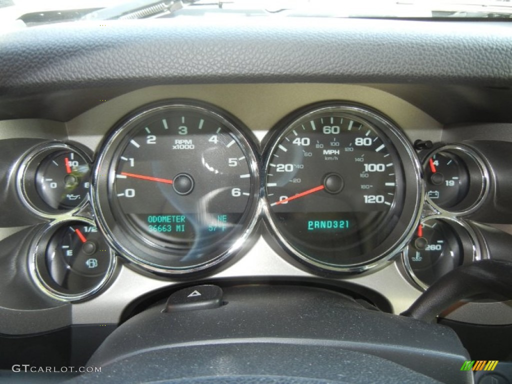 2009 Silverado 1500 LT Extended Cab - Black Granite Metallic / Light Titanium photo #14