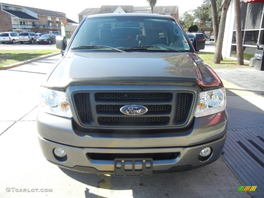 2006 F150 STX Regular Cab - Dark Shadow Grey Metallic / Medium Flint photo #2