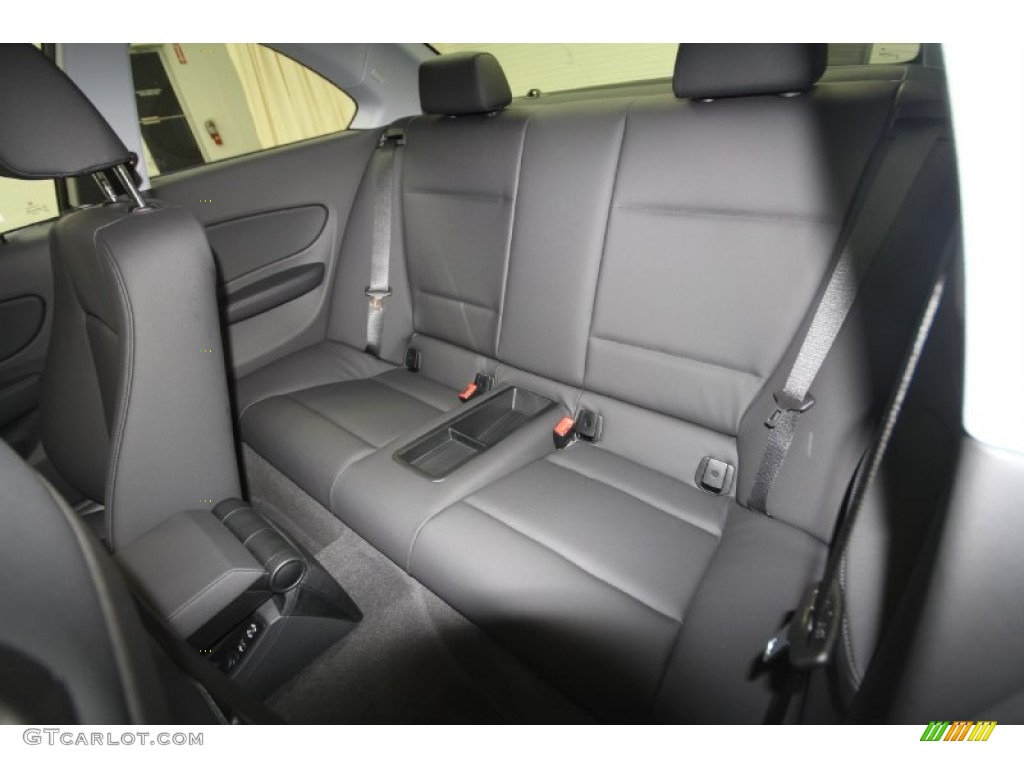 2012 1 Series 128i Coupe - Jet Black / Black photo #11