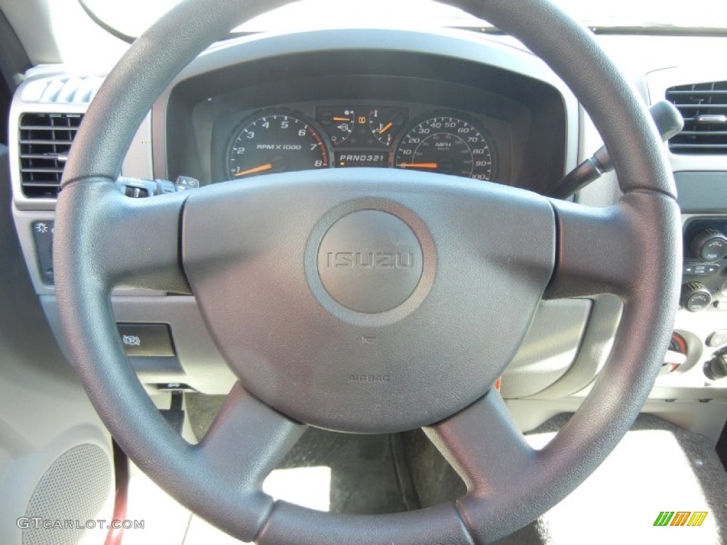 2008 Isuzu i-Series Truck i-290 S Extended Cab Medium Pewter Steering Wheel Photo #58840635