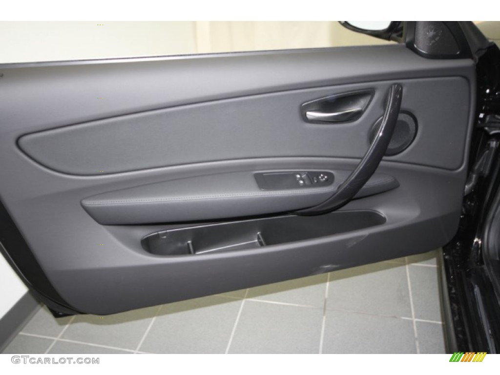 2012 1 Series 128i Coupe - Jet Black / Black photo #12