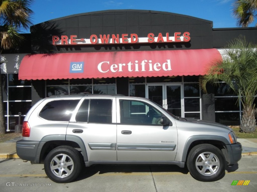 2007 Ascender S - Mineral Silver Metallic / Dark Gray/Light Gray photo #1