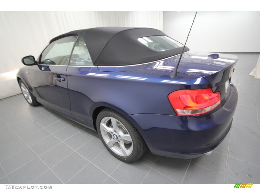 2012 1 Series 128i Convertible - Deep Sea Blue Metallic / Oyster photo #8