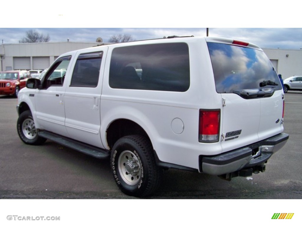 2000 Excursion XLT 4x4 - Oxford White / Medium Graphite photo #7