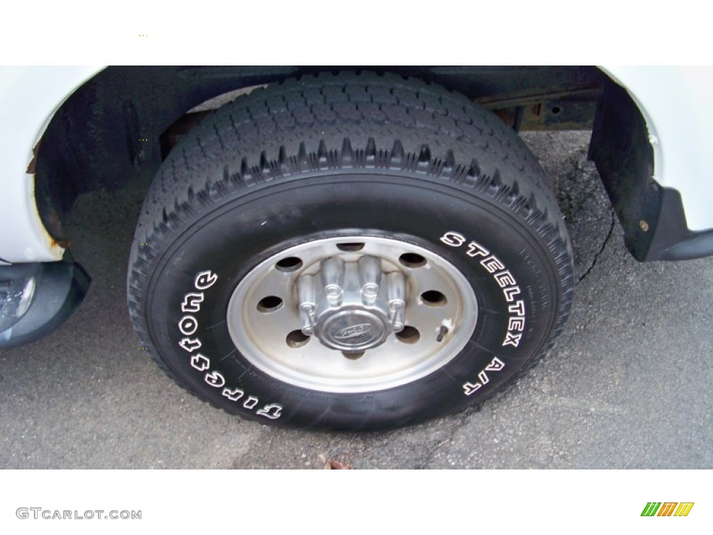 2000 Excursion XLT 4x4 - Oxford White / Medium Graphite photo #9