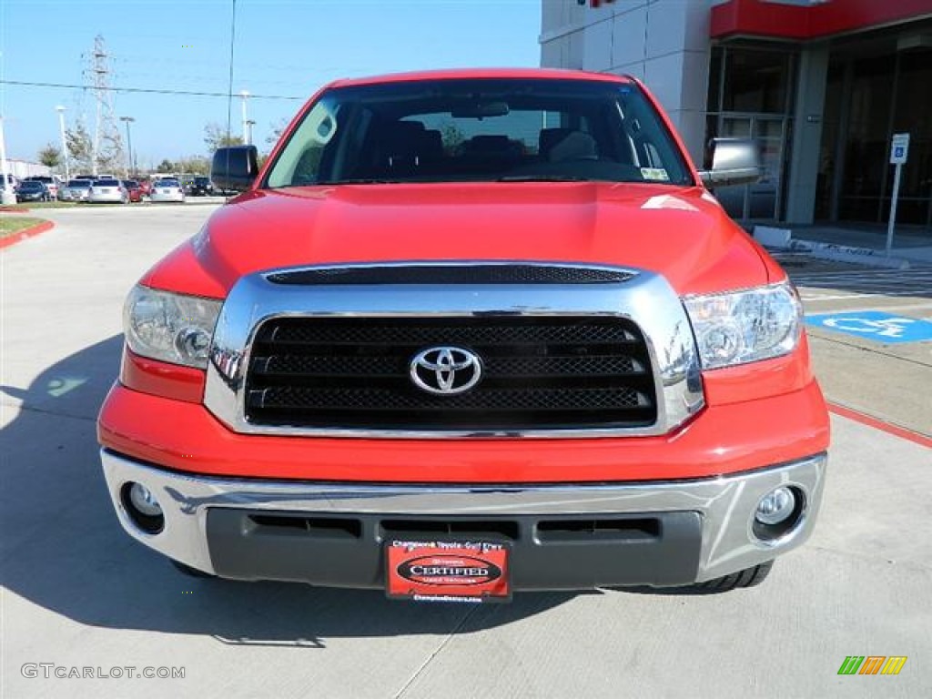 2008 Tundra SR5 CrewMax - Radiant Red / Black photo #8