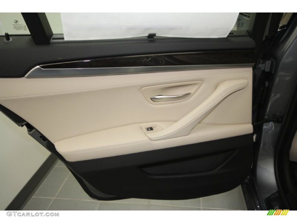 2012 5 Series 535i Sedan - Space Gray Metallic / Oyster/Black photo #26