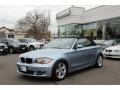 2009 Blue Water Metallic BMW 1 Series 128i Convertible  photo #1