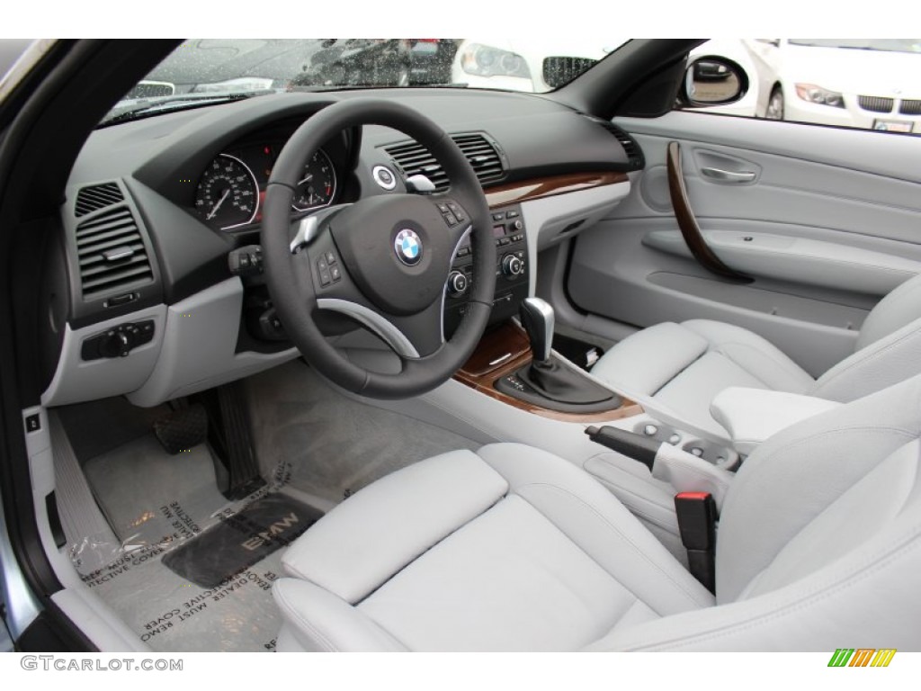 Taupe Interior 2009 BMW 1 Series 128i Convertible Photo #58844281