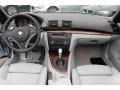 Taupe 2009 BMW 1 Series 128i Convertible Dashboard