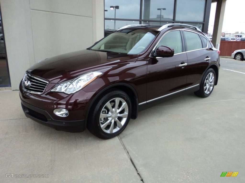 Midnight Garnet 2012 Infiniti EX 35 Journey Exterior Photo #58844854