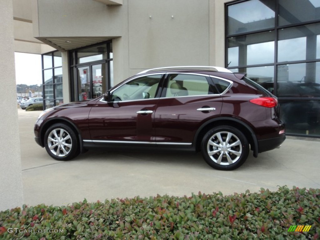 Midnight Garnet 2012 Infiniti EX 35 Journey Exterior Photo #58844914