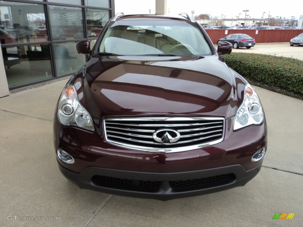 Midnight Garnet 2012 Infiniti EX 35 Journey Exterior Photo #58844941