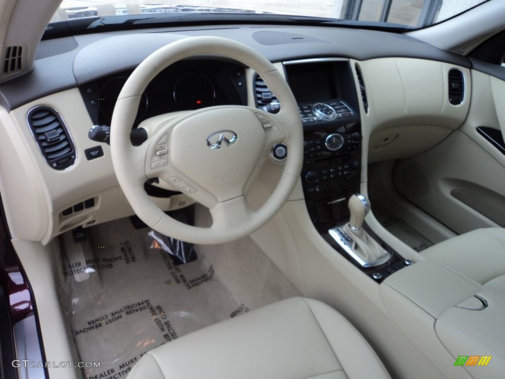 Wheat Interior 2012 Infiniti EX 35 Journey Photo #58845046