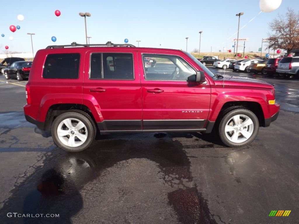 Deep Cherry Red Crystal Pearl 2012 Jeep Patriot Latitude Exterior Photo #58845118