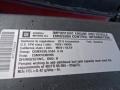 2012 Chevrolet Silverado 3500HD WT Regular Cab 4x4 Chassis Info Tag