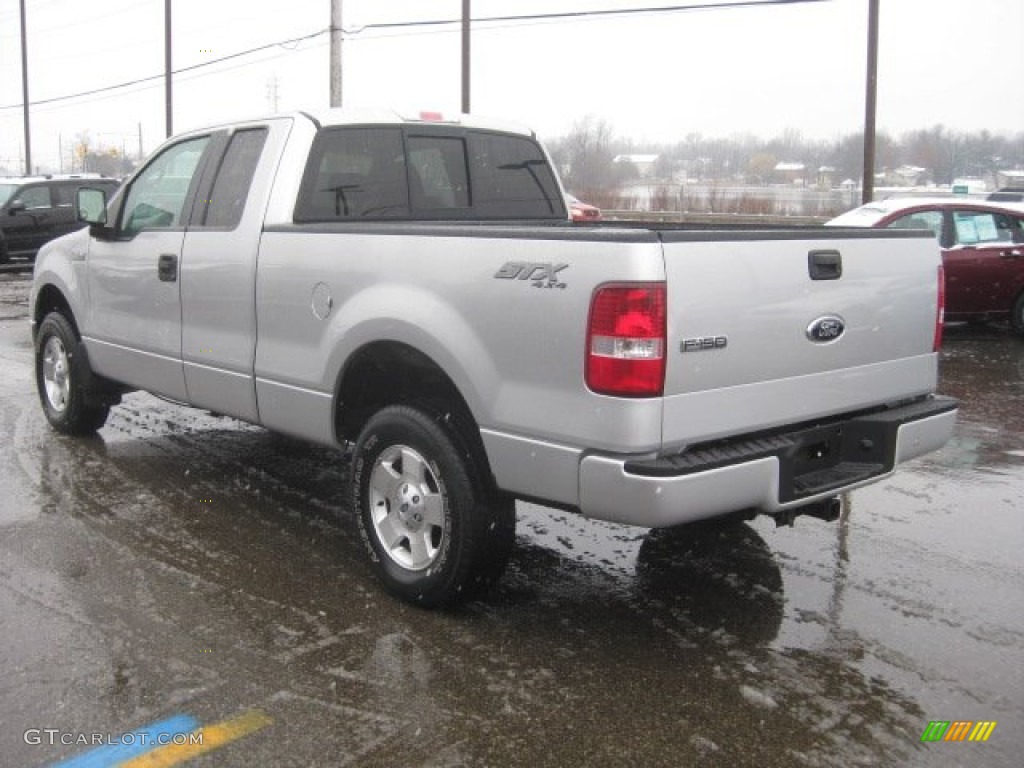 2006 F150 STX SuperCab 4x4 - Silver Metallic / Medium/Dark Flint photo #7