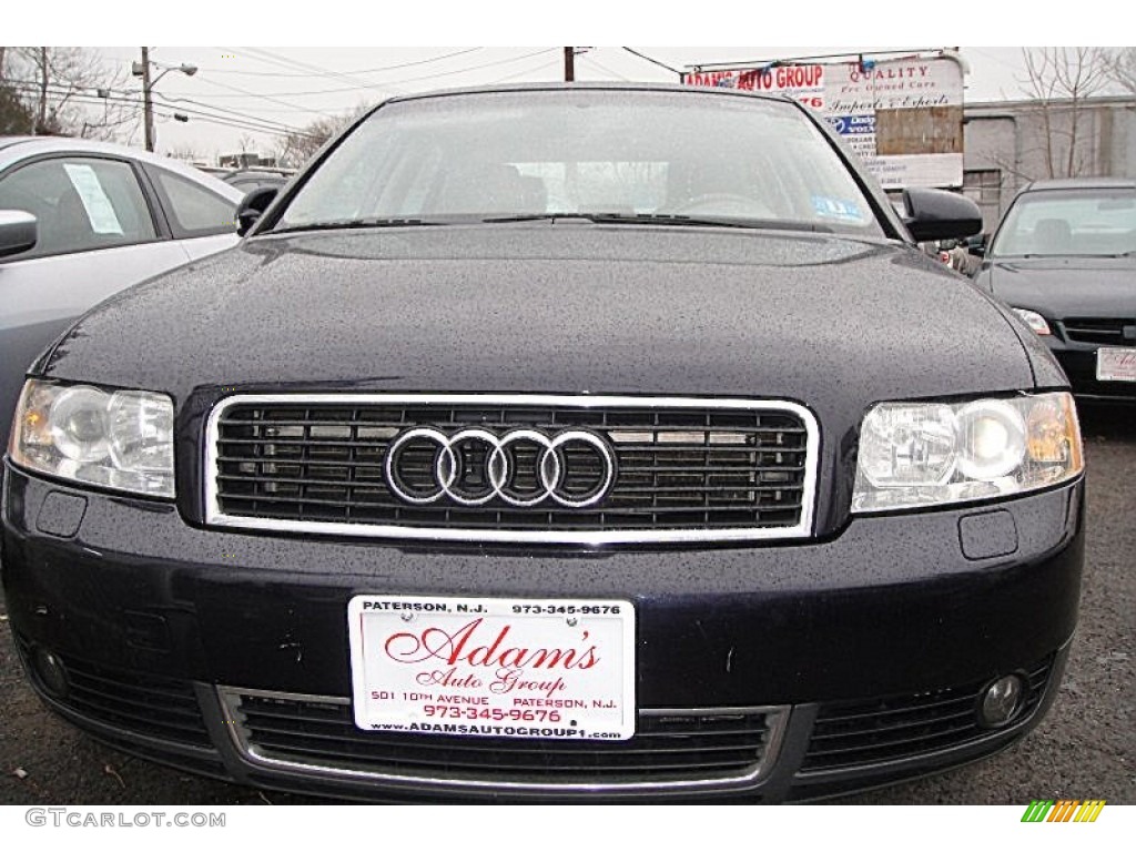 2003 A4 1.8T Sedan - Ming Blue Pearl Effect / Platinum photo #4
