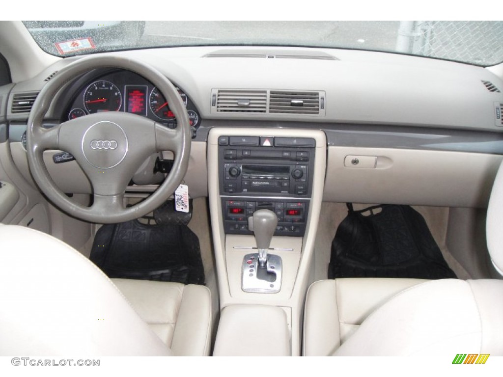 2003 A4 1.8T Sedan - Ming Blue Pearl Effect / Platinum photo #10