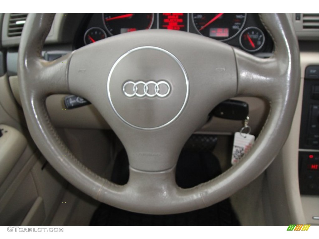 2003 A4 1.8T Sedan - Ming Blue Pearl Effect / Platinum photo #11