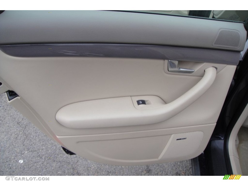 2003 A4 1.8T Sedan - Ming Blue Pearl Effect / Platinum photo #16