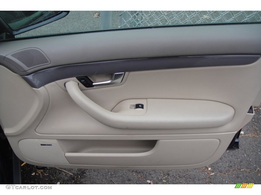 2003 A4 1.8T Sedan - Ming Blue Pearl Effect / Platinum photo #17