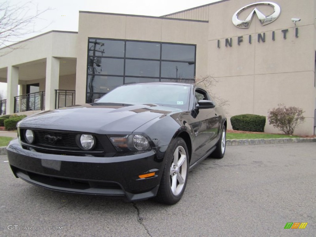 2010 Mustang GT Coupe - Black / Charcoal Black photo #1