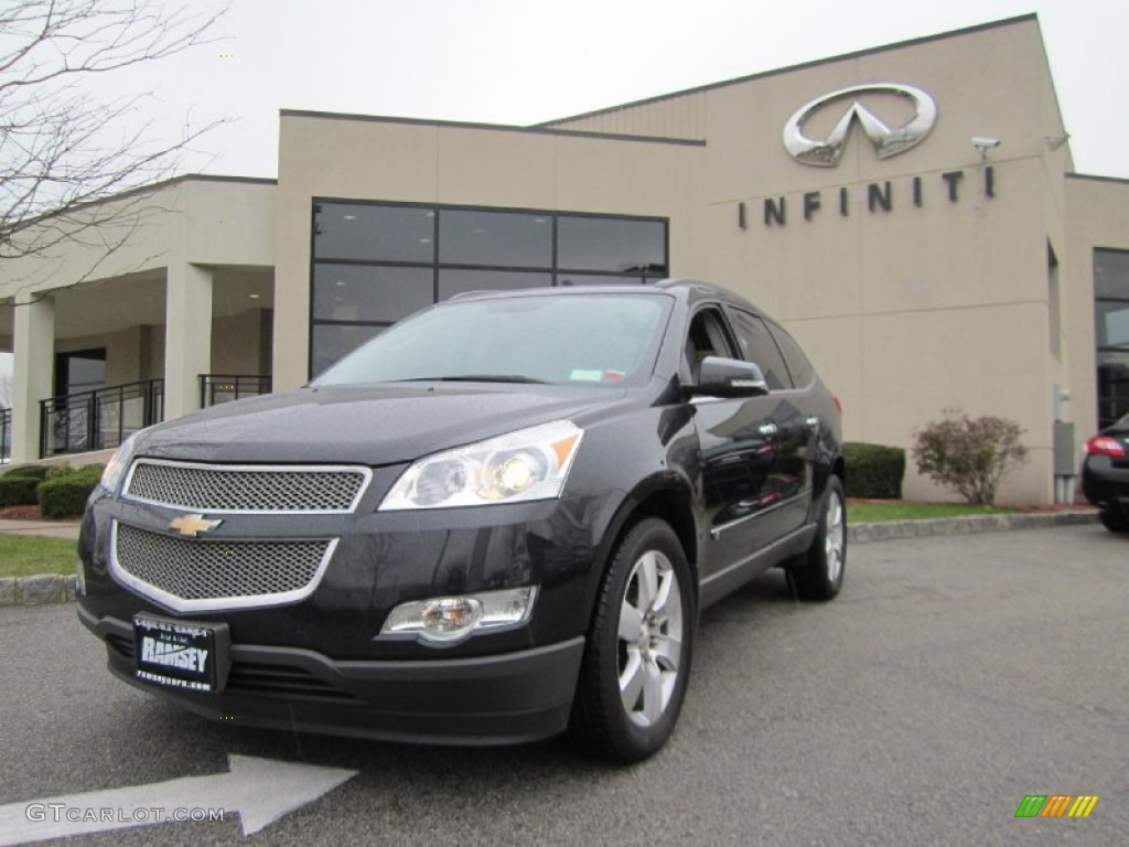 2009 Traverse LTZ AWD - Black Granite Metallic / Light Gray/Ebony photo #1