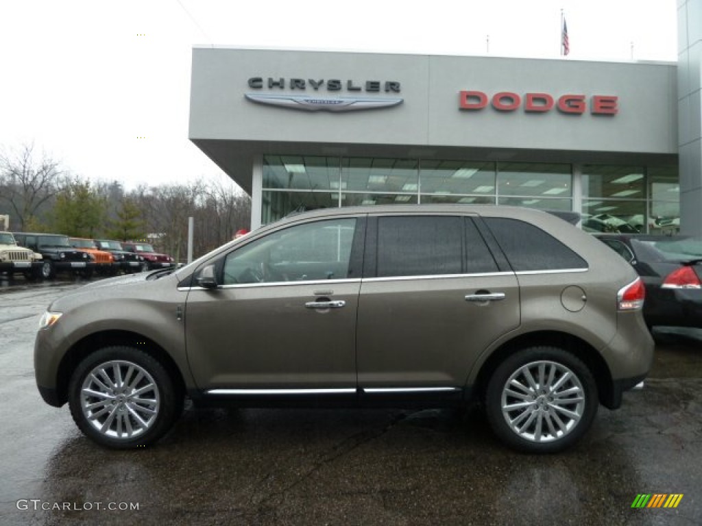 2012 MKX AWD - Mineral Gray Metallic / Charcoal Black photo #2