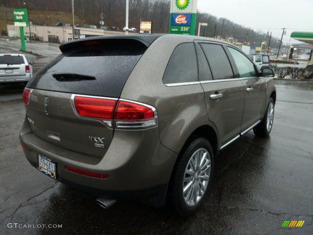 2012 MKX AWD - Mineral Gray Metallic / Charcoal Black photo #5