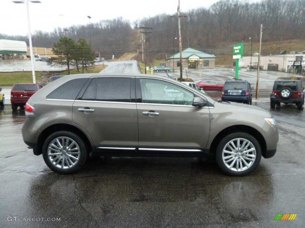 2012 MKX AWD - Mineral Gray Metallic / Charcoal Black photo #6