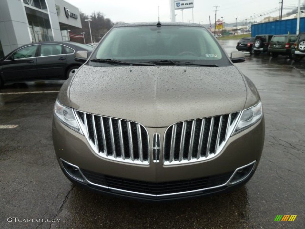 2012 MKX AWD - Mineral Gray Metallic / Charcoal Black photo #8