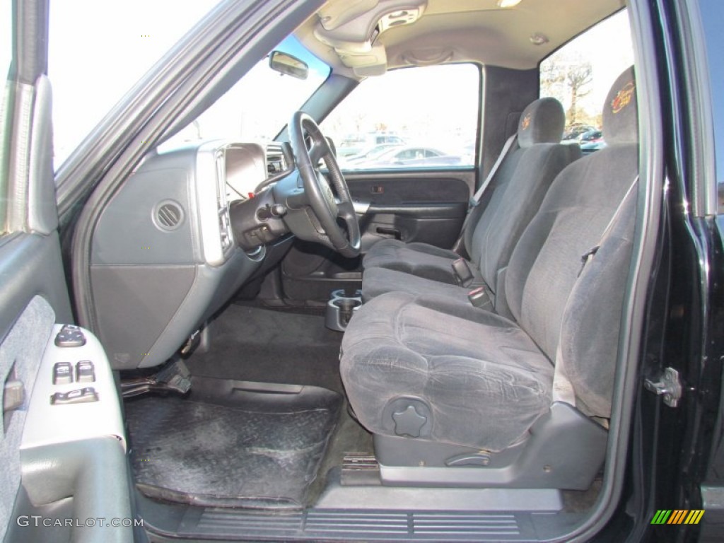 Graphite Interior 2001 Chevrolet Silverado 1500 LS Regular Cab Photo #58849920