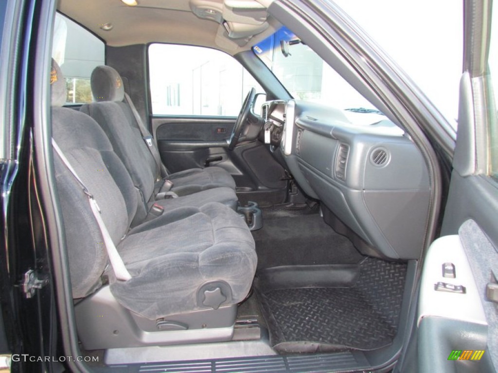 2001 Silverado 1500 LS Regular Cab - Onyx Black / Graphite photo #10