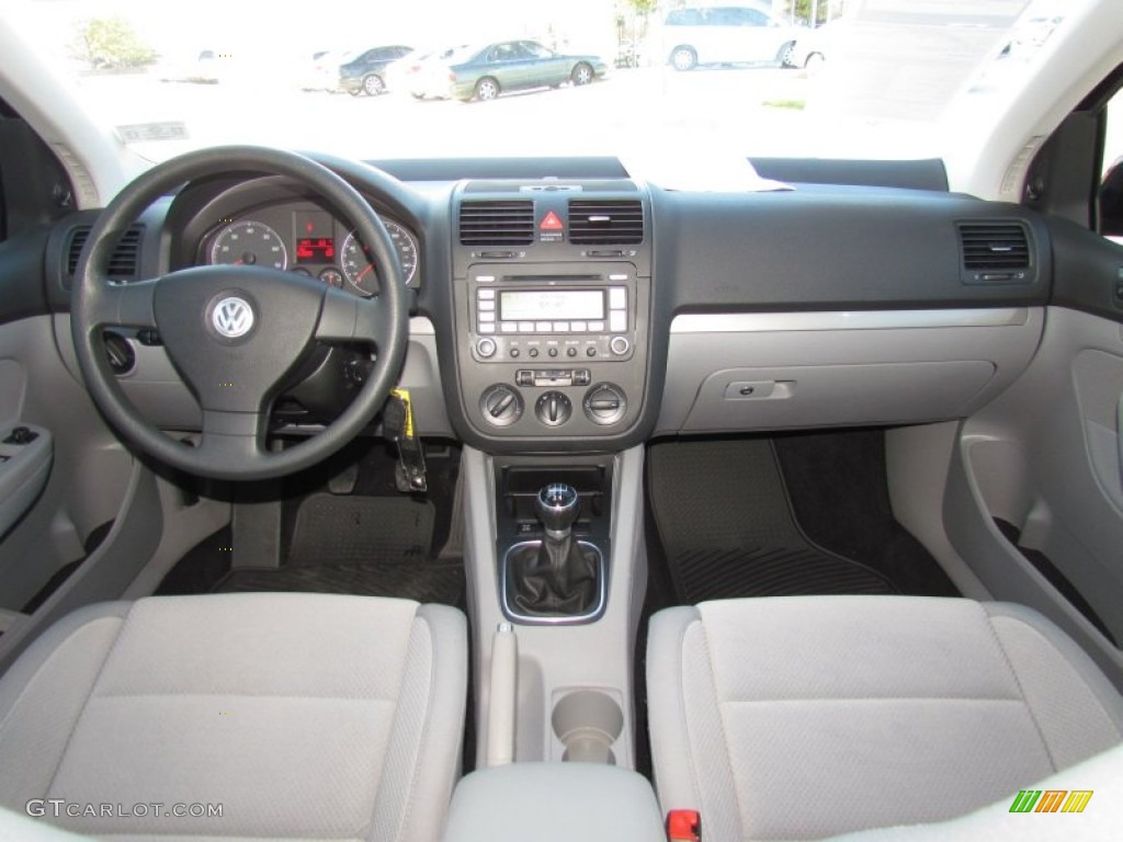 2008 Volkswagen Rabbit 4 Door Art Grey Dashboard Photo #58850199